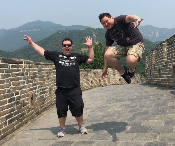 Great Wall of China jumps