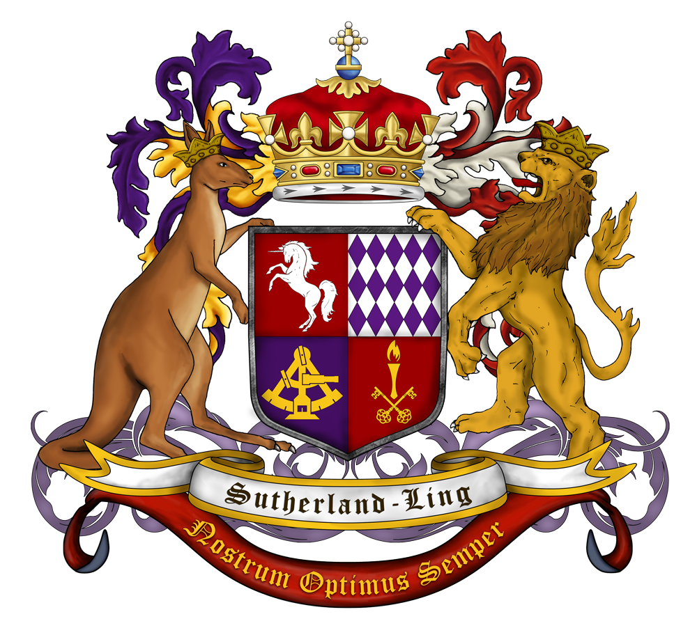Coat of arms Sutherland-Ling Draw Attention